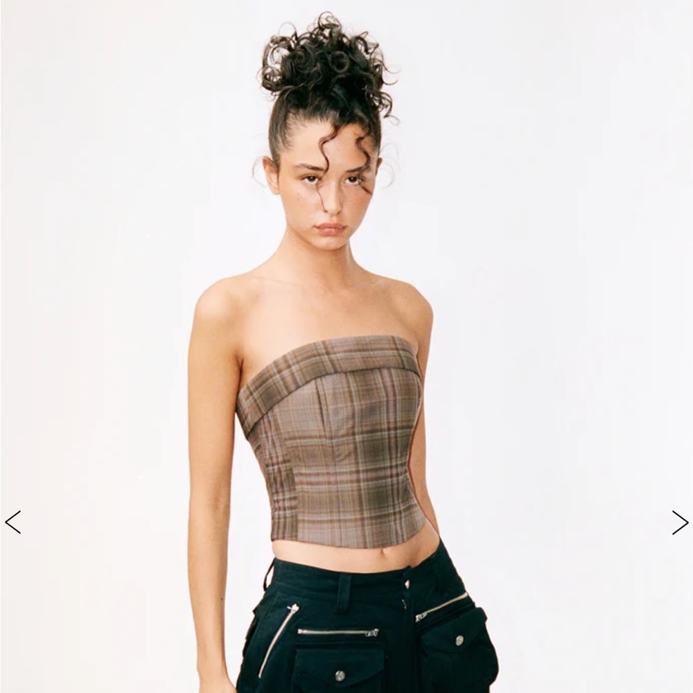 With Jean - Carla Corset Plaid